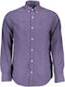 Long-sleeved Shirt Checked Blue