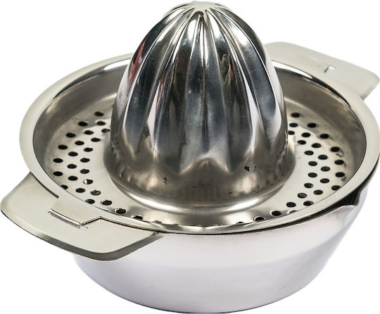 Max Home Storcător de fructe clasic Lămâie cu Tip de container din Metal în Culoare Argintiu