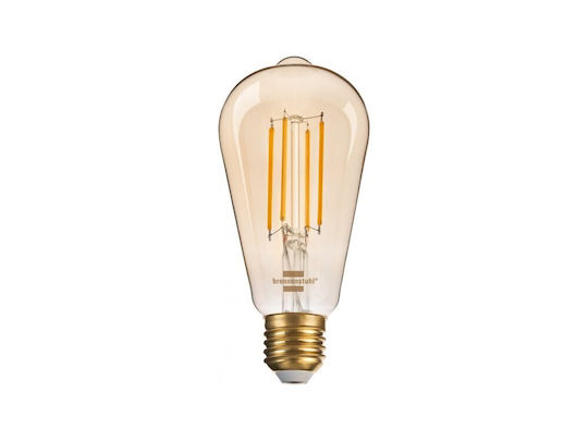 Brennenstuhl Смарт крушка LED 4.9W за фасунга E27 топло бяло 470лм Димируем