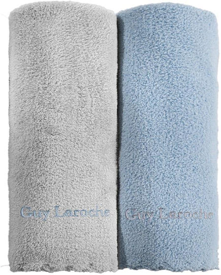Guy Laroche Gourmet Set 19 Πετσέτα Κουζίνας Grey - Blue 50x35cm 2τμχ