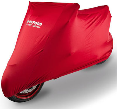 Oxford Husă Motocicletă Interioare Protex Mediu Roșu L229xW99xH125cm.