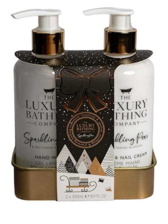 Grace Cole Sparkling Pear & Nectarine Blossom Hautpflegeset für Feuchtigkeitsspendend & Reinigung Körperreinigung Handpflege Duo