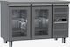 Ginox MK6R-70-130-TT Commercial Refrigerator 231lt with 2 Doors -2/+5°C L130xD60xH86.5cm