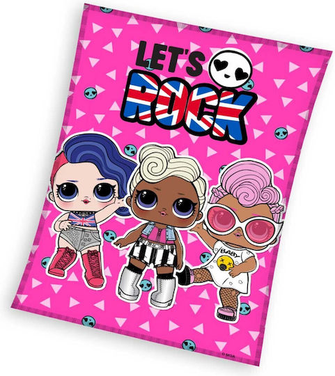 MGA Entertainment Blanket Fleece L.o.l Surprise Pink 150x200cm