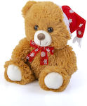 Fun World Plush Bear Christmas Brown 20 cm (Various Designs) 1pc