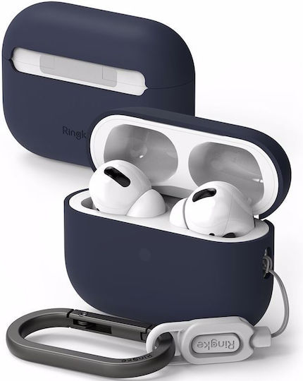 Ringke Hülle Silikon mit Haken Midnight Blue für Apple AirPods Pro 2