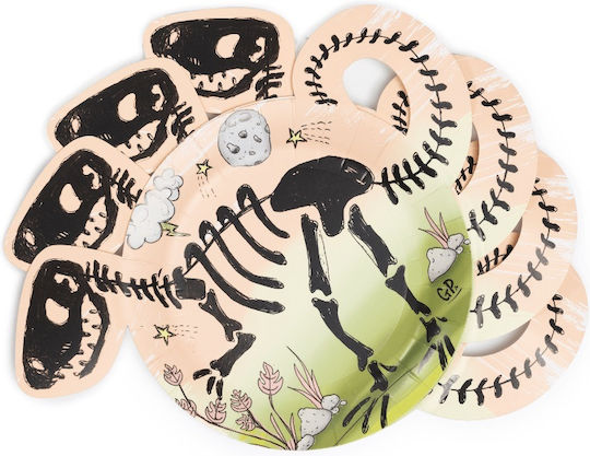 Great Pretenders Dinosaur Plate for Party 8 Pieces