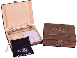 Giftland 50-02 Decorative Ice Cubes Stone with Storage Case & Tongs 9pcs