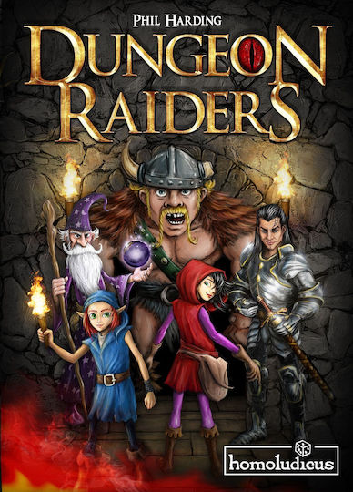 Επιτραπέζιο Παιχνίδι Dungeon Raiders για 3-5 Παίκτες 8+ Ετών Devir