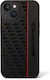 AMG Liquid Carbon Pattern Back Cover Silicon Negru (iPhone 14 Plus)