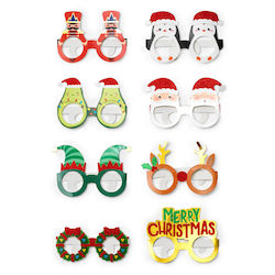 Christmas Glasses Χάρτινα 8τμχ HPE0001