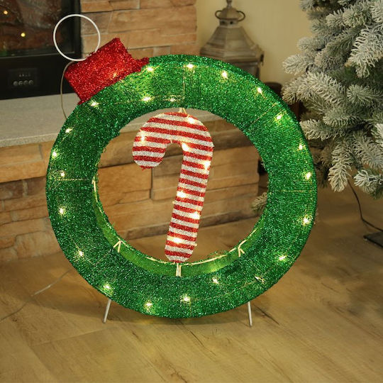 Aca Weihnachtsdekoration Kranz Beleuchtet