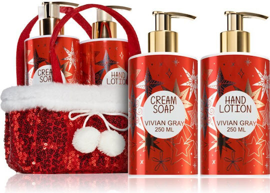 Vivian Gray Red Glitters Patchouli & Peony Σετ Περιποίησης για Ενυδάτωση