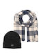 Set with Beanie Black Blue