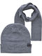Männer Set mit Beanie in Gray Farbe