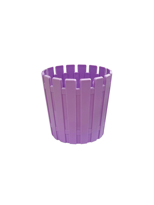 Large Plastic Masco 9,2 x 9,5cm - Purple