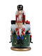 Lianos Cu cheie Nutcracker de Crăciun Lemn Înălțime 19.5cm.