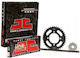 JT Sprockets Комплект верига и зъбни колела (14-42-428HDR) за Kawasaki ZX 130 - ЗХ 130
