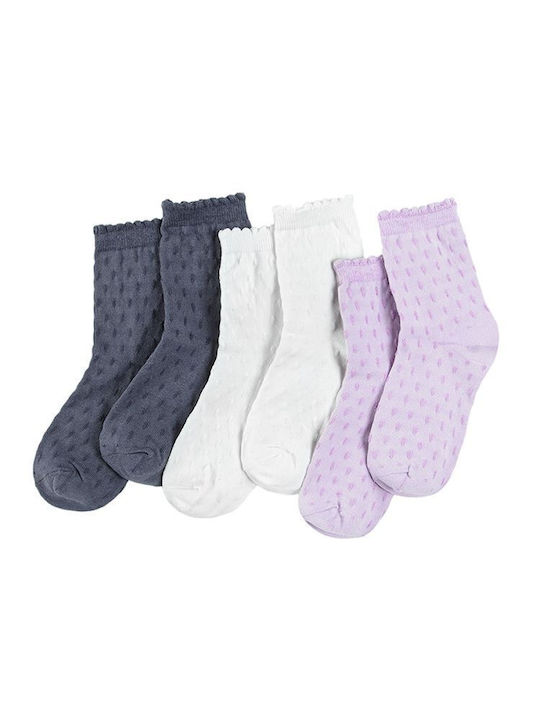 Cool Club Girls 3 Pack Knee-High Socks Multicolour