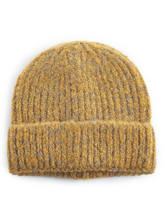 Verde Beanie Cap Yellow