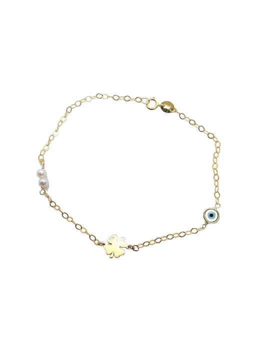 CHILDREN'S GOLD BRACELET 9K RBCG013