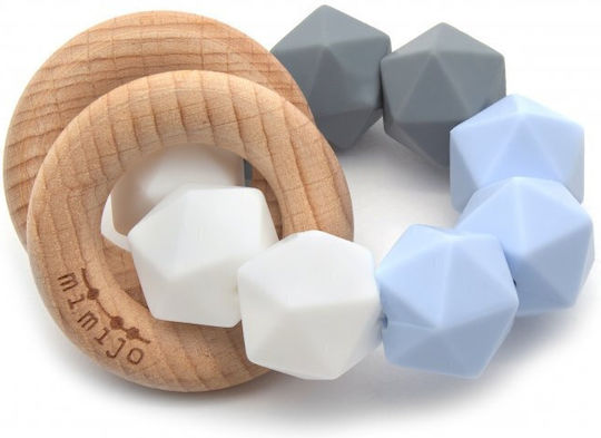 Mimijo Bruno Teether Ring for Teething from Wood for 0 m+