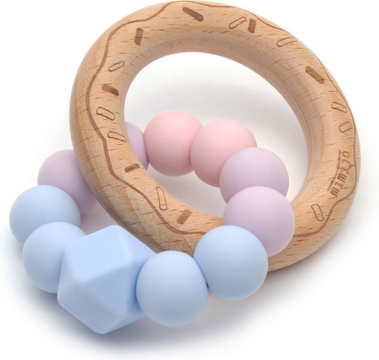Mimijo Love Donut Μασητικός Κρίκος Οδοντοφυΐας από Ξύλο για 0 m+