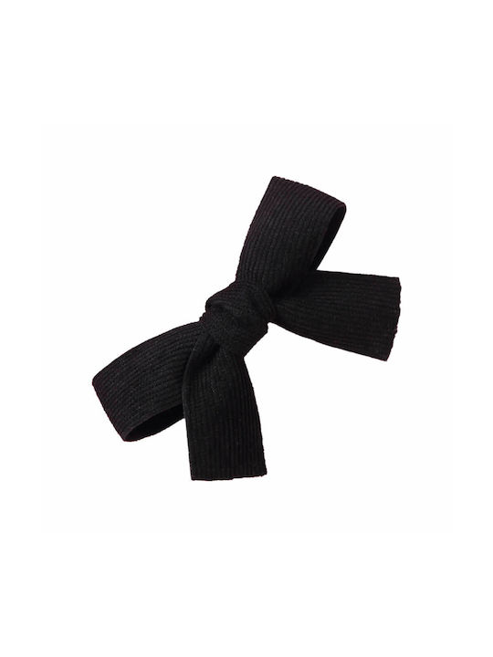 Hair clip braided bow - Black