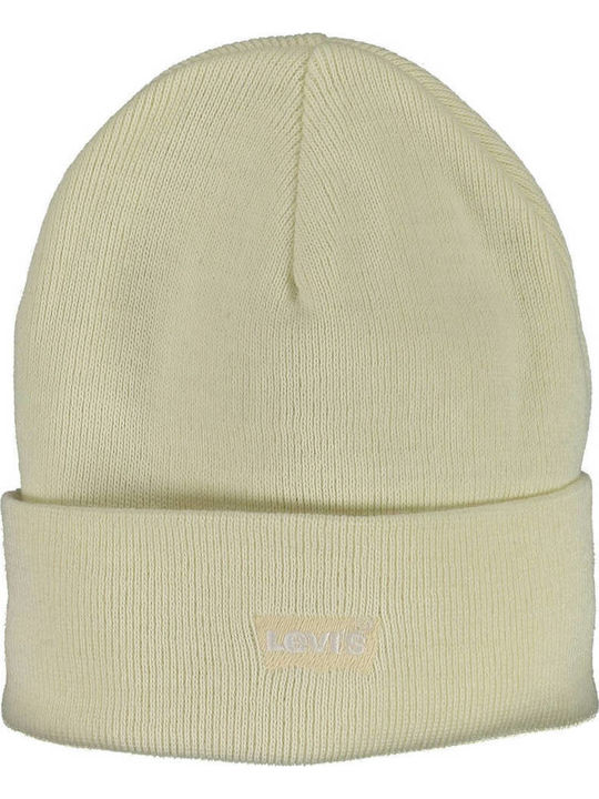 Beanie Frauen Beanie mit Rippstrick in Weiß Farbe