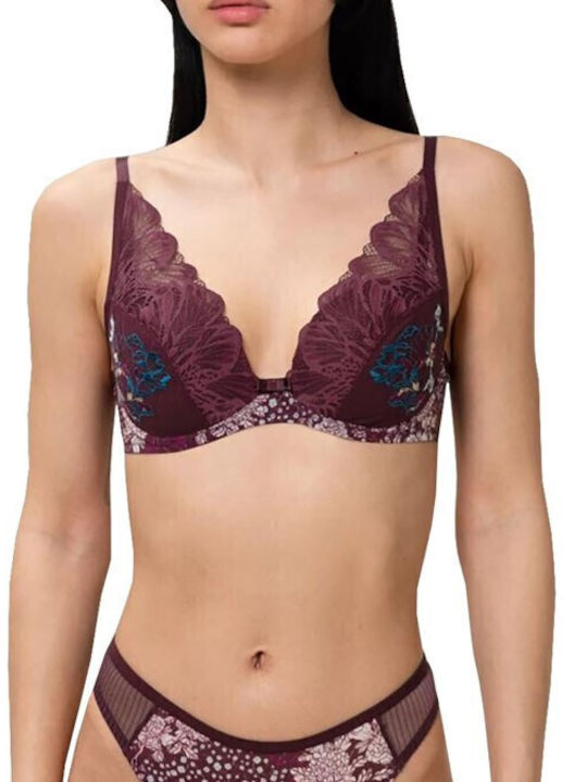Lavish Spotlight WP Triangle Triangle Bra Underwire Burgundy