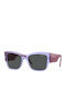 Vogue Women's Sunglasses with Purple Plastic Frame and Gray Lens VO5462S 2950/87