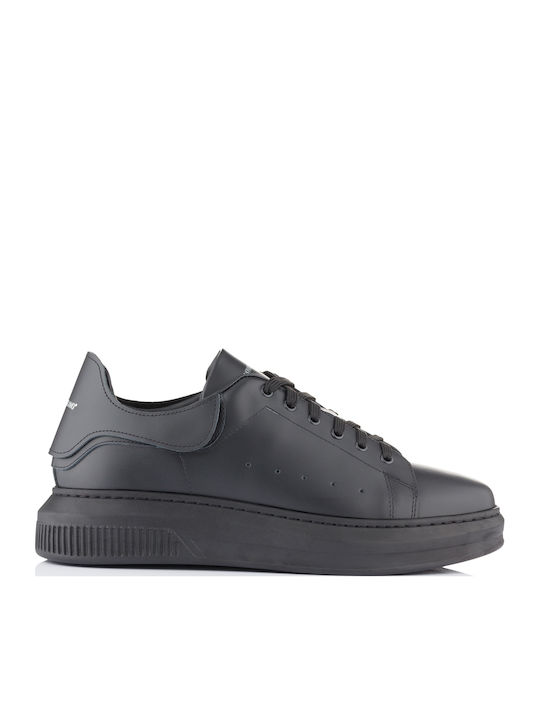 Fenomilano 2317 Ανδρικά Flatforms Sneakers Μαύρα