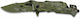 Martinez Albainox Pocket Knife Army Camo with Blade made of Stainless Steel