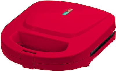 Telemax KY-20S Sandwichmaker für for 2 Sandwiches Sandwiches 750W Rot