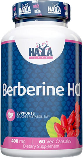 Haya Labs Berberine HCL 400мг 60 капси