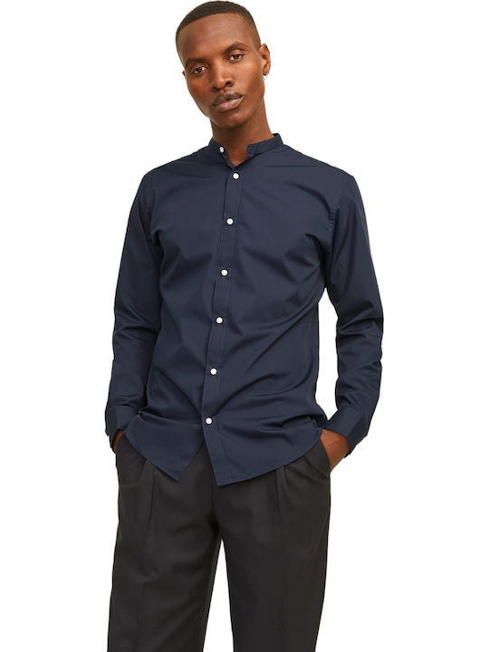 Jack & Jones Cotton Shirt Navy Blue