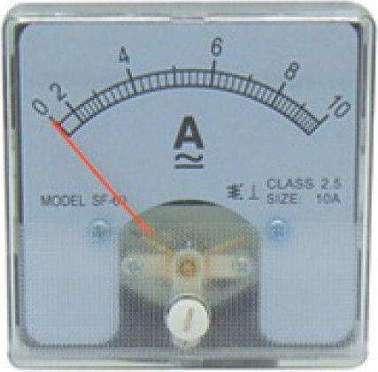 SF-60 Electric Panel Meter Ammeter Single Phase AC 0-10A 60x60mm 01.034.0307