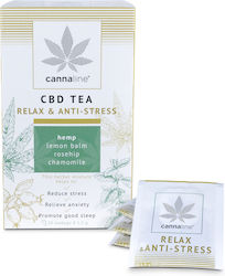 Cannaline CBD Tea Relax & Anti-Stress 20τμχ