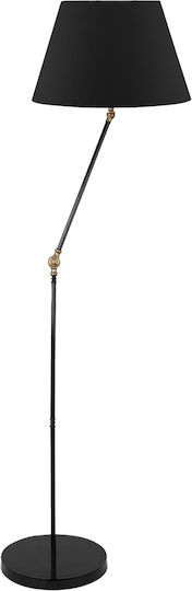 Freebox Floor Lamp H150xW38cm. with Socket for Bulb E27 Black
