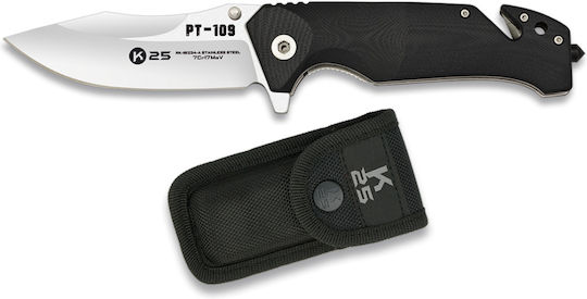 K25 PT-109 Σουγιάς Επιβίωσης Μαύρος σε Θήκη