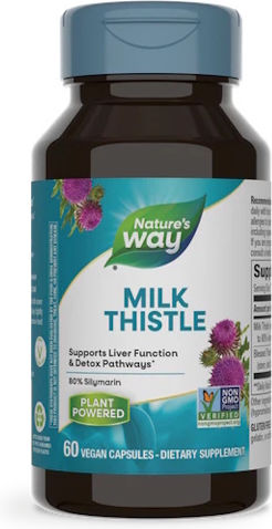 Nature's Way Milk Thistle 390mg 60 φυτικές κάψουλες