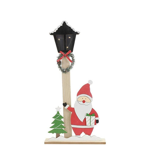 Illuminated Santa Claus 52.5x26cm