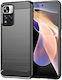 Hurtel Carbon Back Cover Plastic Black (Xiaomi Poco X4 NFC)