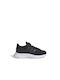 Retropy F2 Kids Sports Shoes Running with Hoop & Loop Closure Black