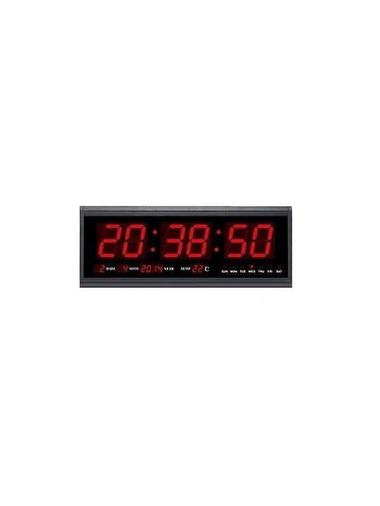 Μεγάλη Ψηφιακή Πινακίδα LED - Ρολόι με Θερμόμετρο και Ημερολόγιο
