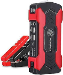 Andowl Portable Car Battery Starter with Power Bank, USB and Flashlight