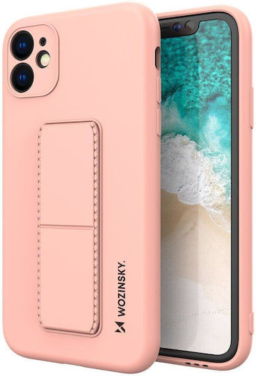 Wozinsky Kickstand Back Cover Σιλικόνης Ροζ (Galaxy A22 4G)