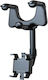 Car Mobile Mount with Adjustable Hooks Black