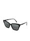 Maui Jim Kou Women's Sunglasses with Black Plastic Frame and Gray Polarized Lens 884-02