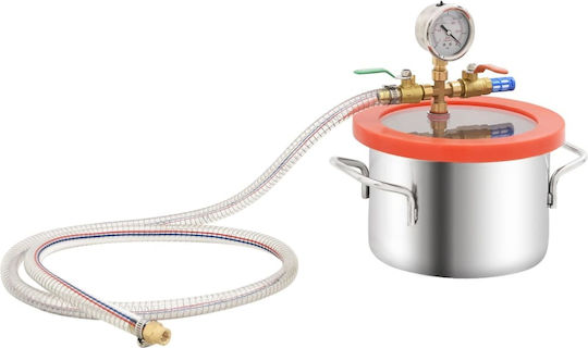 vidaXL Pumpe für Boot Leerer Behälter 3,7 Liter aus Edelstahl